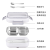 New Electric Lunch Box Heating Household Car Dual-Use Lunch Box with Handle Portable Stainless Steel Lunch Box Heating 