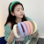 Candy Color Pleated Sponge Headband Female Early Spring Mori All-Match Increased Skull Top Headband Korean Style Super Fairy Hair Clip Headdress