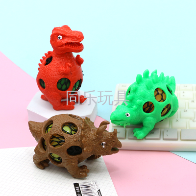 Dinosaur Sensory Toys Squeeze Pressure Mesh Balls Party Gift with ADHD ADD OCD Autism Work Pressure Release Toy