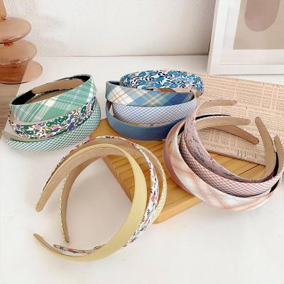 Korean Hooped Hair Bundles of Women's Face Washing Fairy Girl Mori Style Super Fairy Face Slimming Small Headband All-Match Simple Pressing Hairpin for Going out