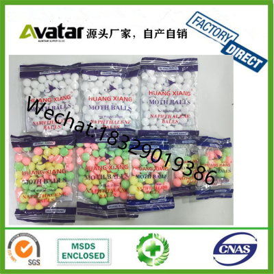HUANG XIANG MOTH BALLS High Quality Colorful Refined Naphthalene Ball Deodorant Camphor Ball Wholesale