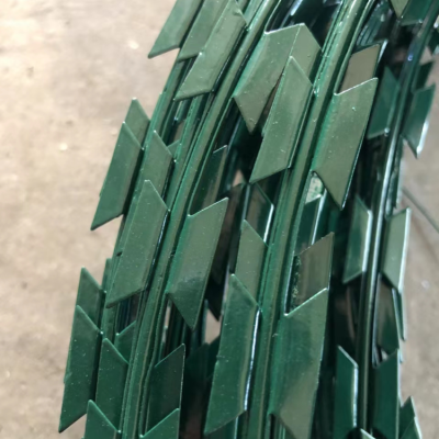 Green Blade Barbed Wire Blade Silk Screen/Green Rosar Barbed Wire