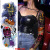 Cross-Border Supply Halloween Tattoo Sticker Big Picture Full Arm Funny Horror Scar Bat Tombstone Tattoo