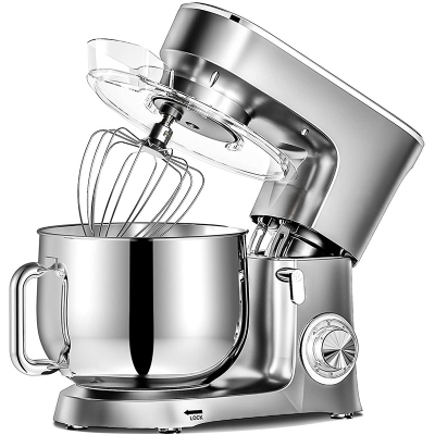 Bread Mixer Machine With Stainless Steel Bowl Stand Mixer Food Processor 6-Speed Tilt-Head Food Mixer For Home Used