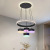 Dining Room Chandelier LED Light Luxury Crystal Decoration Living Room Creative Personality Chandelier Modern Minimalist Dining Room Bar Chandelier