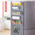 One Piece Dropshipping Factory Direct Sales Japanese Metal Magnetic Refrigerator Rack Multi-Functional Multi-Scenario Large Refrigerator Pylons
