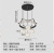 Dining Room Chandelier LED Light Luxury Crystal Decoration Living Room Creative Personality Chandelier Modern Minimalist Dining Room Bar Chandelier