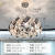 Post-Modern Light Luxury Crystal Chandelier Lamp in the Living Room Simple Modern Atmosphere Bedroom Light Dining-Room Lamp New 2022