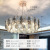 Post-Modern Light Luxury Chandelier Lamp in the Living Room Lamps Modern Crystal Lamp High-End 2022 New Dining-Room Lamp Bedroom Light