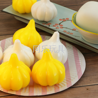 Squishy Kawaii Jumbo Toys Slow Rising Squeeze Squishy Garlic Stress Reliever Antistress Funny Toy