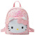 New Cartoon Cute Backpack for Children Baby Kindergarten Backpack Luminous KT Cat Children's Schoolbag