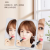 Household Three-Fold Cosmetic Mirror with Light