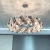 Post-Modern Light Luxury Crystal Chandelier Lamp in the Living Room Simple Modern Atmosphere Bedroom Light Dining-Room Lamp New 2022