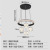 Dining Room Chandelier LED Light Luxury Crystal Decoration Living Room Creative Personality Chandelier Modern Minimalist Dining Room Bar Chandelier