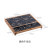 Nordic Restaurant Pizza Snack Dish Square Ceramic Plate Creative Marble Gold Pattern Western Food Plate with Grid Steak Plate