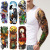 Full Arm Tattoo Sticker Halloween Tattoo Sticker Paper Big Picture Full Arm Funny Horror Scar Bat Tombstone in Stock