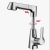 Light Luxury Wash Basin Faucet Gray and Black Gun White Bathroom Shampoo Pull Lifting Hot and Cold Telescopic Faucet