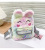 Autumn and Winter Children Plush Backpack Tide Fashion Embroidery Thread Cartoon Ins Baby Girl Kindergarten Backpack