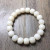 Gradient Floating Flowers White Jade Bodhi Root Bracelet Female Pliable Temperament Crafts Bodhi Seed Buddha Beads Greenery Leather Male Hand Toy Bracelet