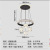 Dining Room Chandelier LED Light Luxury Crystal Decoration Living Room Creative Personality Chandelier Modern Minimalist Dining Room Bar Chandelier