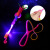 LED Light Flash Catapult Small Rocket Volume Express Stall Hot Sale Toy Push Small Gift Rocket Volume Express Luminous Toy