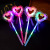 Luminous Rice Rod Five-Pointed Star Spring Rod Flash Cartoon Lollipop Light Stick Concert Children's Toy Supply