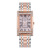 Foreign Trade Fashion Bangle Watch Student Women's Square Head Diamond-Embedded Watch Alloy Steel Belt Watch Luminous Quartz Watch