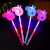 Luminous Rice Rod Five-Pointed Star Spring Rod Flash Cartoon Lollipop Light Stick Concert Children's Toy Supply