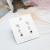 [3 Pairs] Korean Simple Temperamental Earrings Week Wearing Earrings Female Students Hot-Selling Earrings Suit Three Pairs Earrings