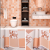 Stickers waterproof oil proof flame retardant wall stickers toilet bathroom bedroom renovation wallpaper