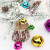 Cross-Border Anti-Rust Iron Metal Bell Five-Star Colorful Bell Christmas DIY Decorations Pet Crafts