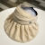 Shell Sun Protection Hat Female Summer Big Brim UV Protection Visor Cap Cover Face Adjustable Sun Hat Sun Hat