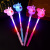 Luminous Rice Rod Five-Pointed Star Spring Rod Flash Cartoon Lollipop Light Stick Concert Children's Toy Supply