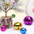 Cross-Border Anti-Rust Iron Metal Bell Five-Star Colorful Bell Christmas DIY Decorations Pet Crafts