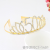 2019 Birthday Crown Headdress European and American Year-Old Digital Birthday Headband Bridal Banquet Diamond-Embedded Hair Accessories Cake Headband