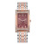 Foreign Trade Fashion Bangle Watch Student Women's Square Head Diamond-Embedded Watch Alloy Steel Belt Watch Luminous Quartz Watch