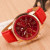 New Geneva Geneva Decorative Three-Eye Jelly Belt Watch Double Layer Fashion Women's Watches Factory Wholesale