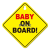 Manufacturer Baby on Board Cute Decorative Stickers Silica Gel Sucker There Are Children in the Car Warning Label Bumper Stickers