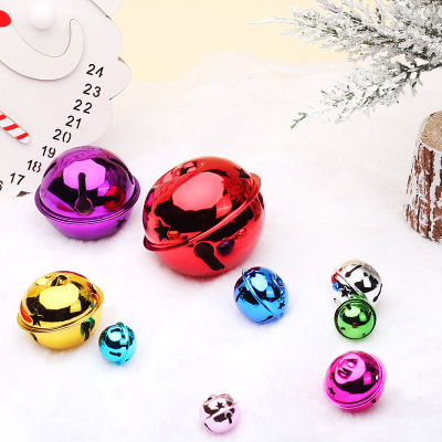 Cross-Border Anti-Rust Iron Metal Bell Five-Star Colorful Bell Christmas DIY Decorations Pet Crafts