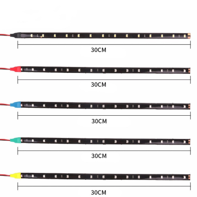 LED Strip Light Car Soft Light Strip Patch Light Strip 3528/1210-30cm Low Voltage Tear Eye Light