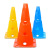 Logo Barrel Soccer Training Cone Obstacle Marker 30cm Square Bottom with Holes Long-Term Supply