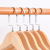 Factory Direct Sales Vintage Solid Wood Hanger Wood Non-Slip Hanger Wooden Invisible Hanger Hotel Clothing Store Clothes Hanger