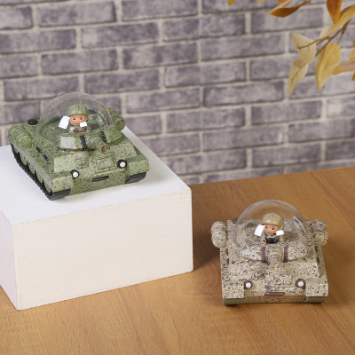 Think Tank Military Fan Desktop Decoration Cross-Border Hot Selling Star Light Toy Bedside Children's Birthday Gifts Wholesale