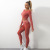 Lululemon Yoga Suit Hollow Breathable Fitness Pants High Waist Hip Lift High Elastic Sports Top Long Sleeve