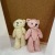 Lace Human Body Bear Doll Plush Pendant Keychain Pendant Cute Bear Doll Crane Machine Gift Toy