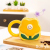 New Three-Dimensional Smiley Flower Ceramic Cup Small Fresh Water Cup Cute Mug