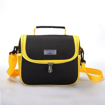New Factory Direct Supply Simple and Compact Thermal Bag One Shoulder Thickened Oxford Cloth Lunch Box Portable Lunch Bag