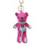 New Cute Pearl Chain Bear Keychain Diamond Bag Package Pendant Siamese Car Ornament Doll Factory Wholesale