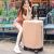 Candy-Colored Luggage for Male and Female Students Password Suitcase Aluminum Frame Suitcase Zipper Trolley Case Solid Color Printing Picture Delivery