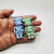 New Acrylic Color Plaid Violent Bear Accessories DIY Keychain Handbag Pendant Toy Blind Box Ornament